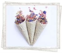 Colourful Confetti Cones