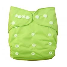 Green Washable Nappies