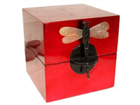 Red Dragonfly Jewellery Box